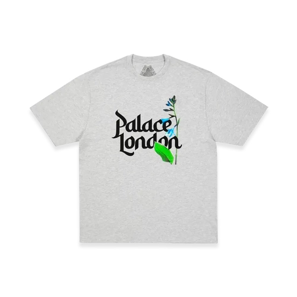 PALACE Flower Type T-Shirt "Grey Marl"