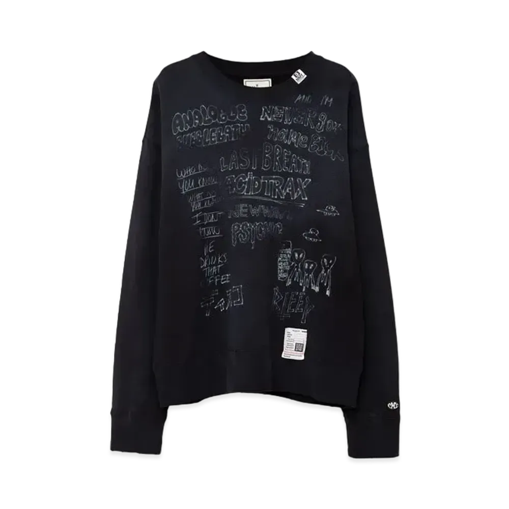 Maison MIHARA YASUHIRO Distressed Sweatshirt "Black"