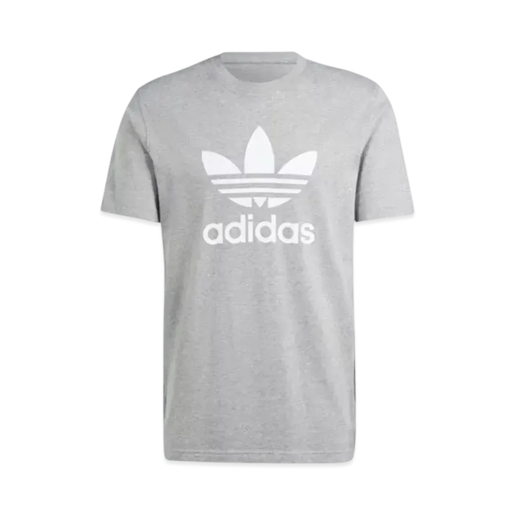 adidas Adicolor Trefoil Short Sleeve T-Shirt "Medium Grey Heather"