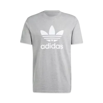 adidas Adicolor Trefoil Short Sleeve T-Shirt "Medium Grey Heather"