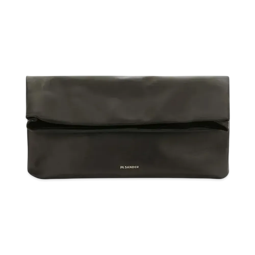Jil Sander Rollup Clutch "Black"