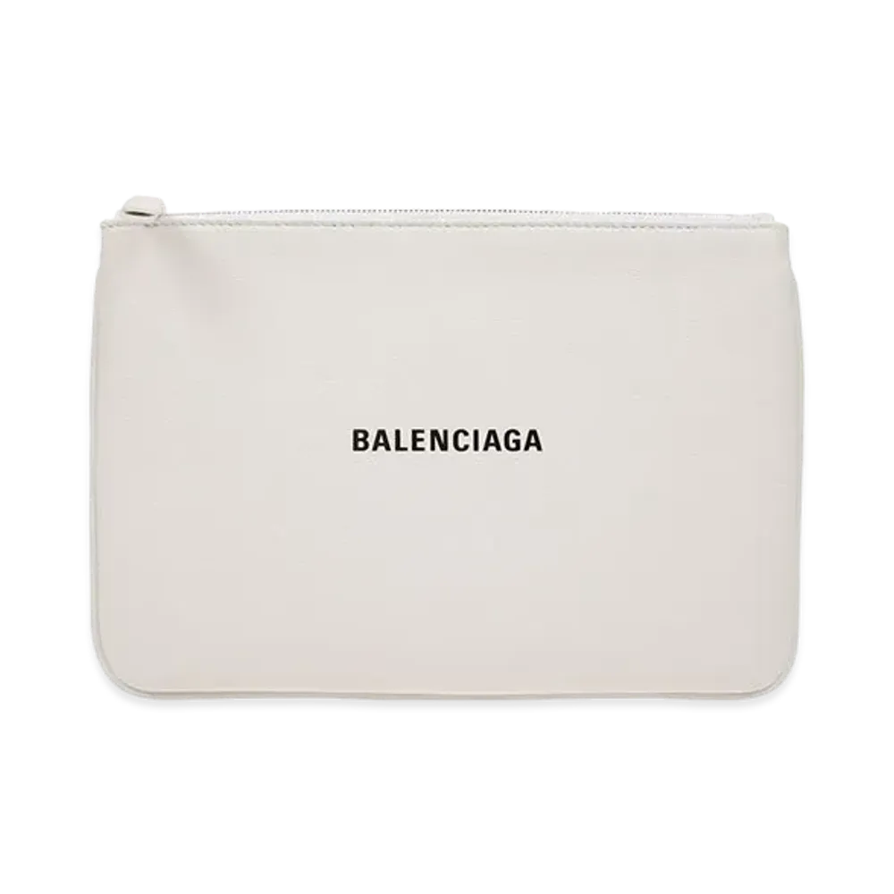 BALENCIAGA Clutch Bag "White"