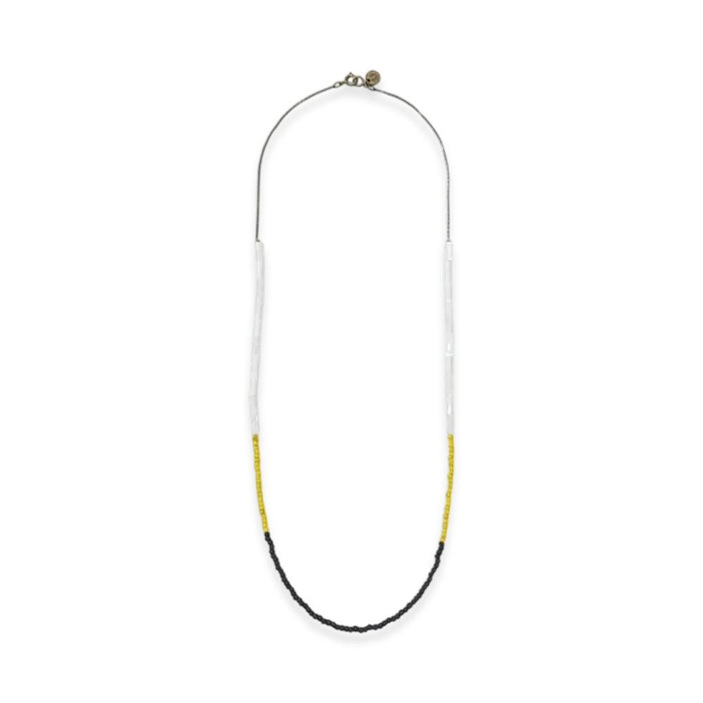 UNDERCOVER Brass x Beads Necklace "Yellow"