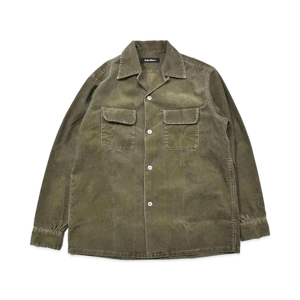 SubCulture Corduroy Shirt "Olive"