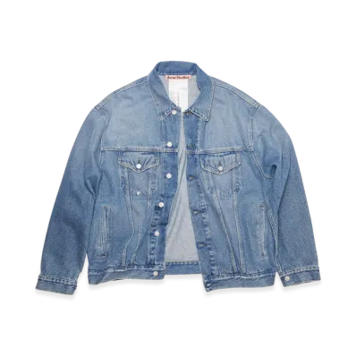 Acne Studios Relaxed Denim Jacket "Mid Blue"