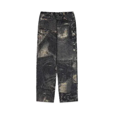 Supreme Archive Denim Jacquard Regular Jean "Blue"