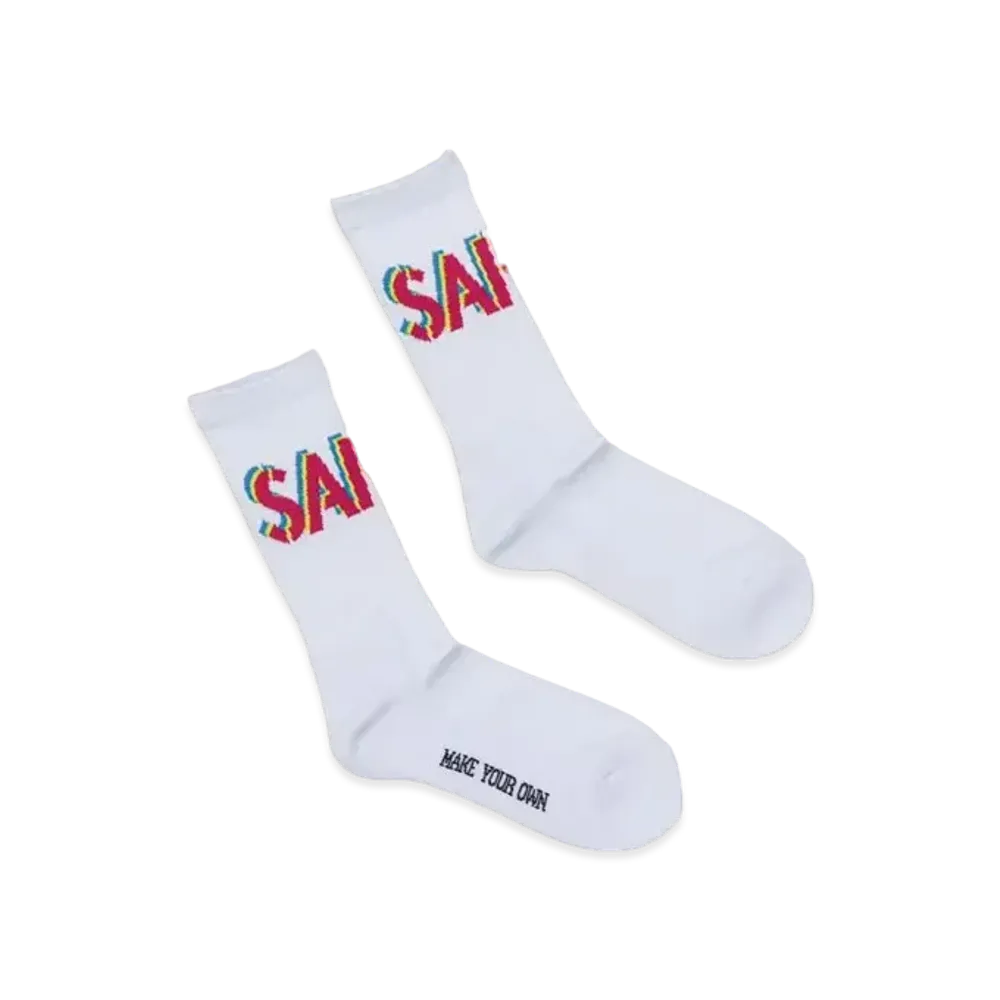 SAPEur 3Color Logo Sox "White"