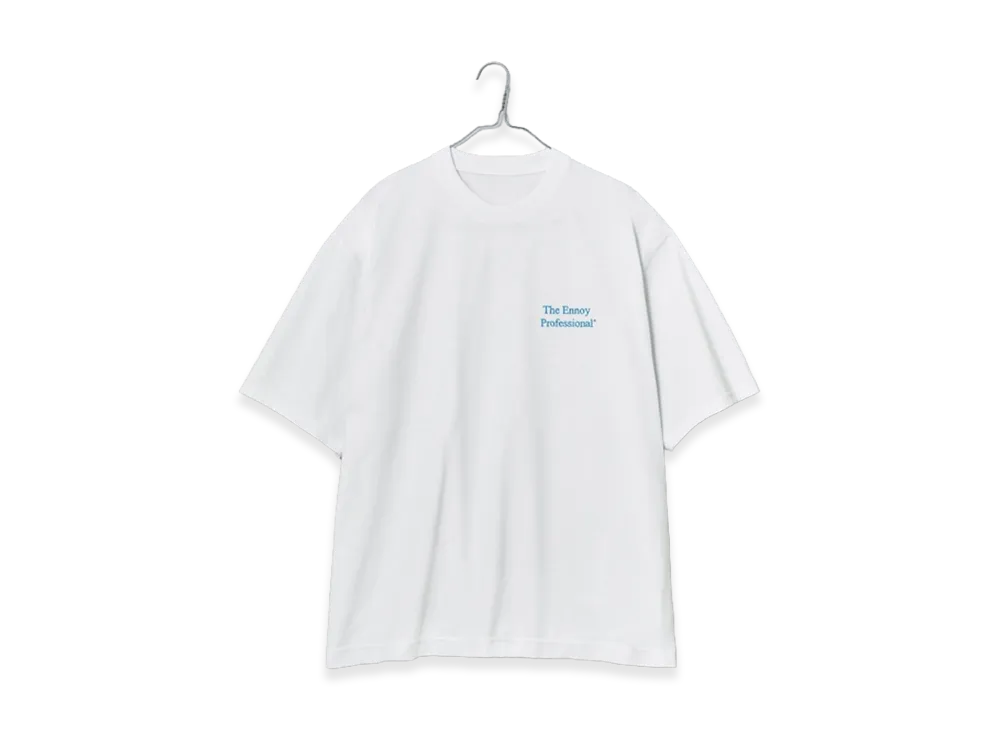 ENNOY Professional S/S T-Shirt "White/Sky Blue"