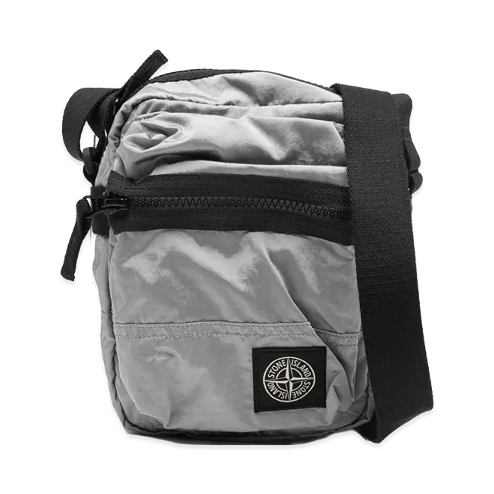 Stone Island Technical Fabric Shoulder Bag "Grey"