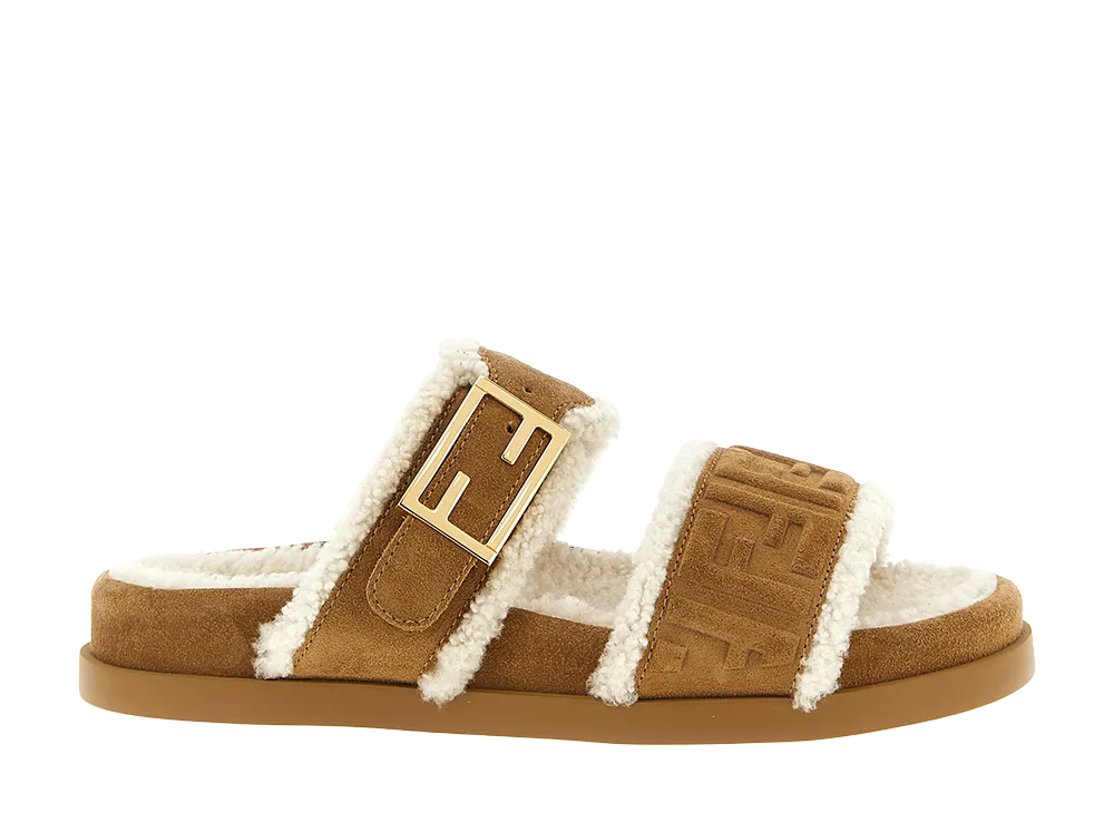 FENDI Women's Feel Sandals "Beige"