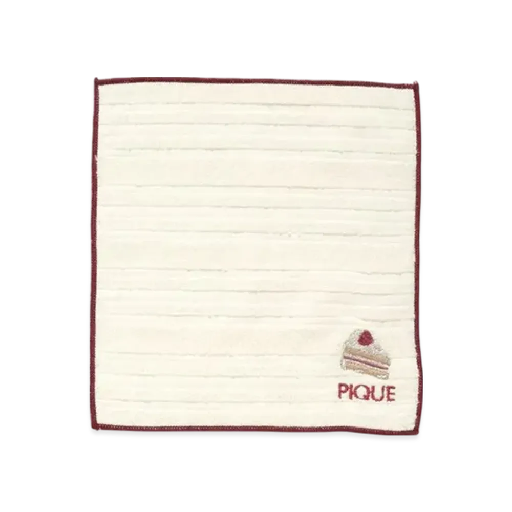 GELATO PIQUE Cake Embroidery Hand Towel "Off White"