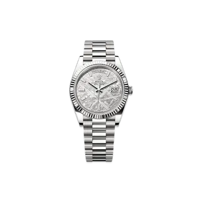 ROLEX Day-Date 40mm White Gold 228239 "Meteorite"