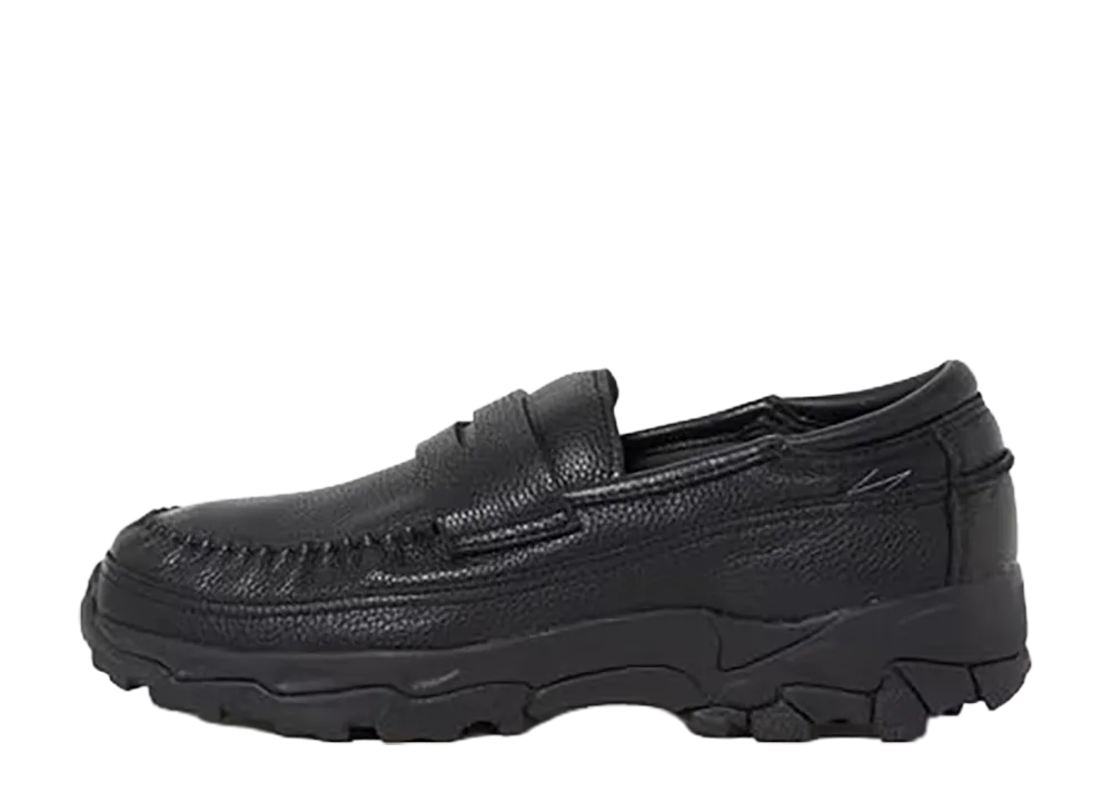 monkey time x SUICOKE Sneaker Leather Loafers "Black"