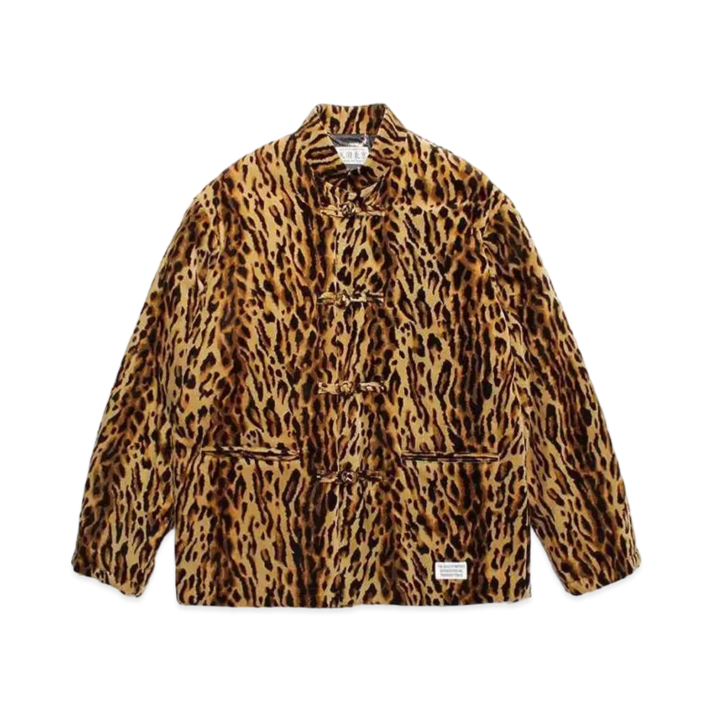 WACKO MARIA Velvet Kung-Fu Jacket "Leopard"