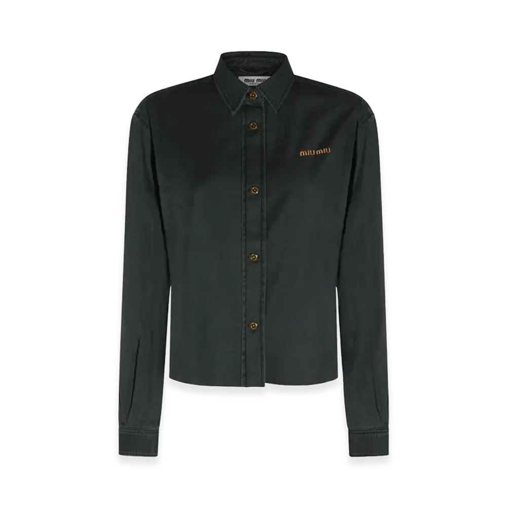 MIU MIU Women's Shirts "Black"