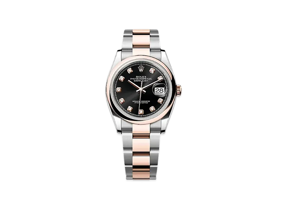 ROLEX Datejust 36 Oystersteel "Black"