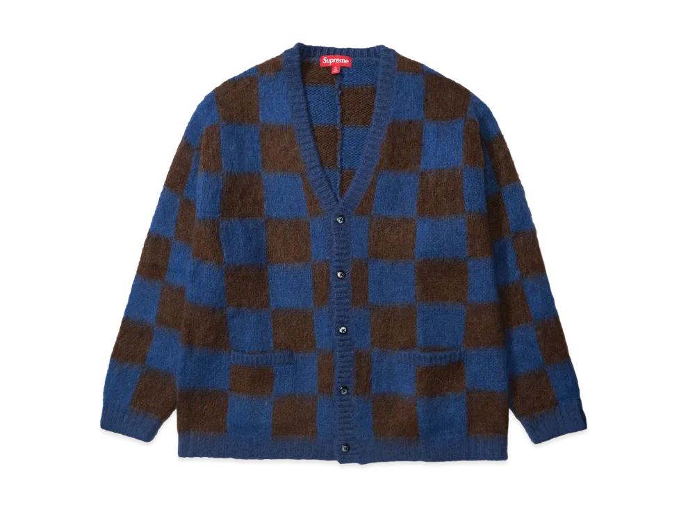 Supreme Checkerboard Cardigan "Blue"