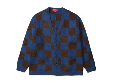 Supreme Checkerboard Cardigan "Blue"
