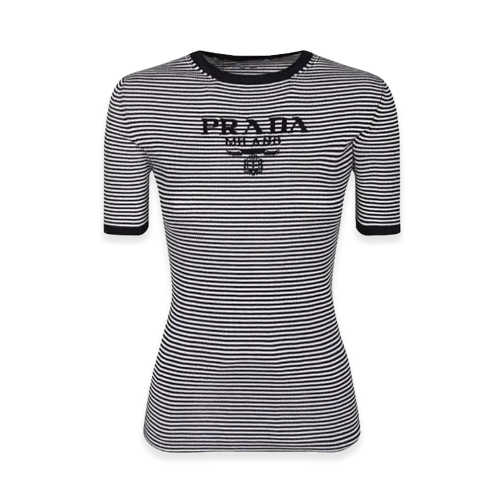 PRADA Women's T-Shirt "Black/White"