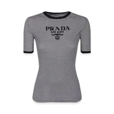 PRADA Women's T-Shirt "Black/White"
