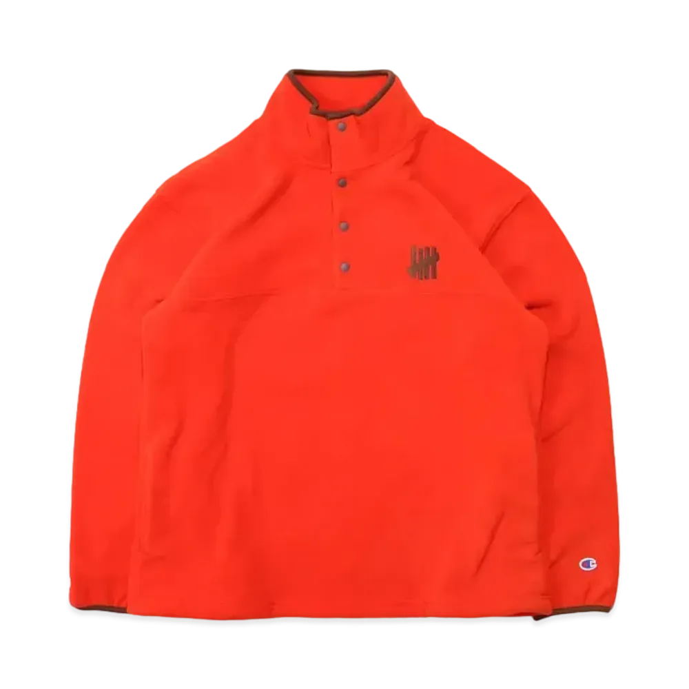 UNDEFEATED CHAMPION POLARTEC SNAP JACKET - C8-N665 "Orange"