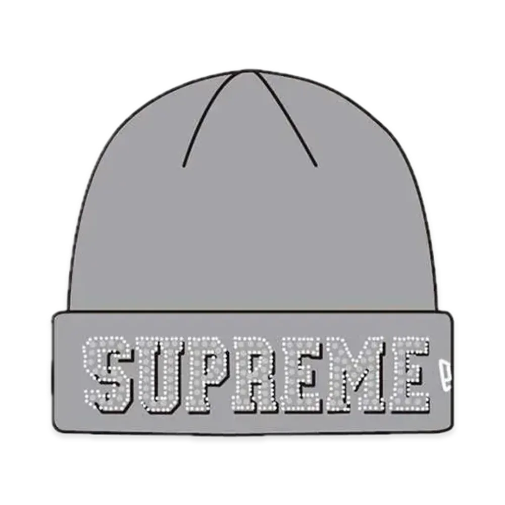 Supreme New Era Gems Beanie "Grey"
