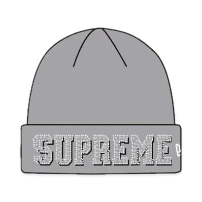 Supreme New Era Gems Beanie "Grey"