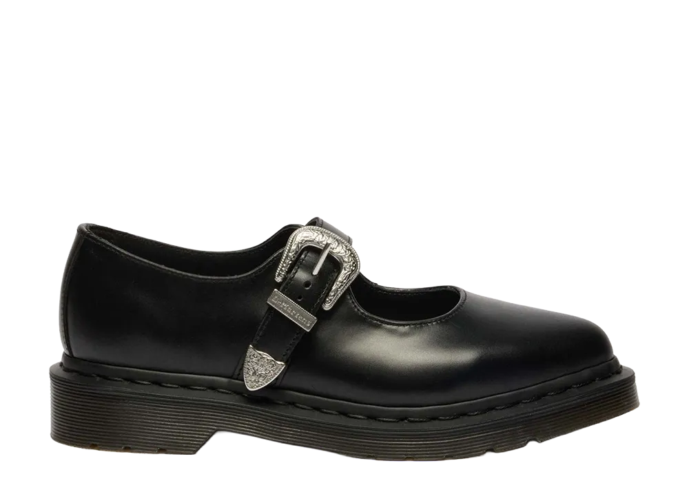 Dr.Martens Elphie MJ Buckle Mary Jane Shoes "Black"
