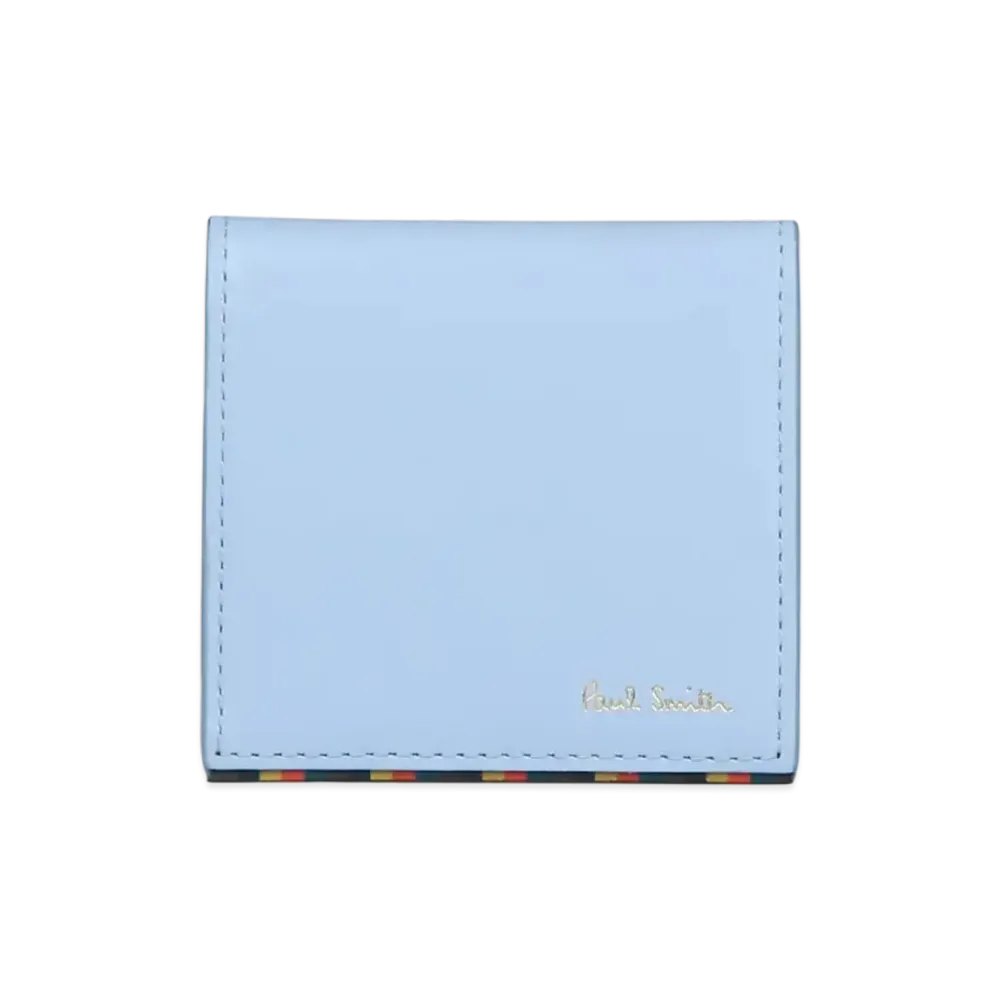 Paul Smith Bright Stripe Trim Coin Purse "SaxBlue"