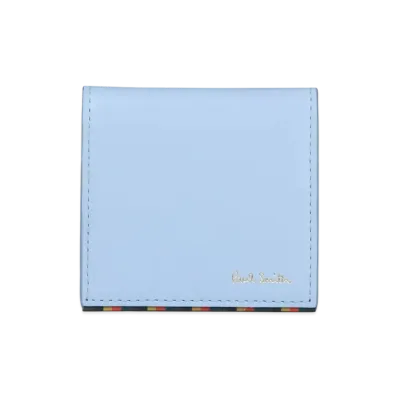 Paul Smith Bright Stripe Trim Coin Purse "SaxBlue"
