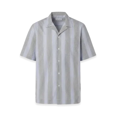 DRIES VAN NOTEN Short-Sleeved Shirts "Light Blue"