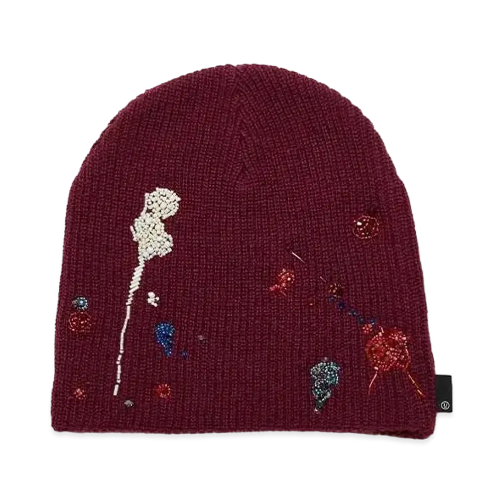 UNDERCOVER Wool Blend Acrylic Knit Hat "Bordeaux"