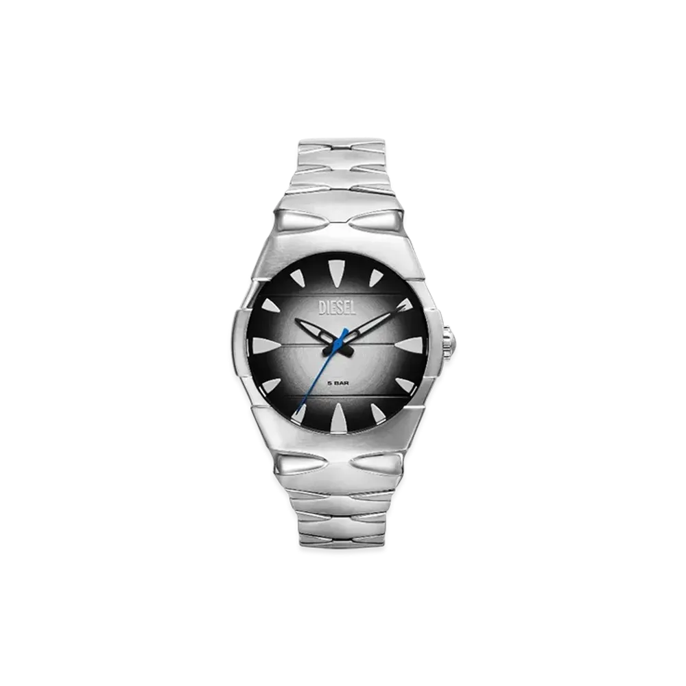 Diesel Dz2224 Watch D-Sruptor Three-Hand Stainless Steel Watch "Silver"