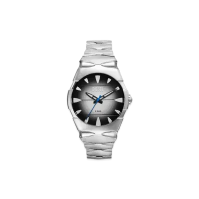 Diesel Dz2224 Watch D-Sruptor Three-Hand Stainless Steel Watch "Silver"