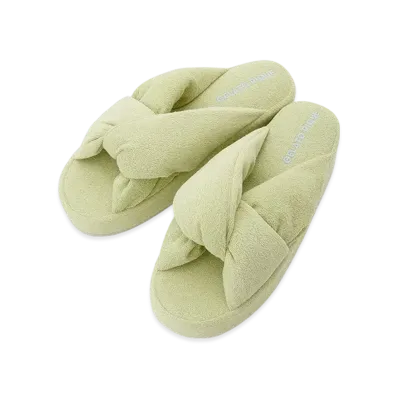 GELATO PIQUE Colorful Pile Room Shoes "Green"