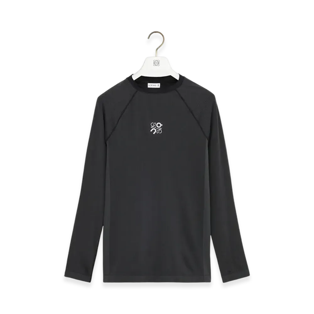 LOEWE x On Long-Sleeved Top (Technical Jersey) "Black"