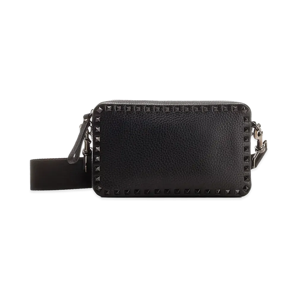 Valentino Borsa A Tracolla Rockstud "Black"