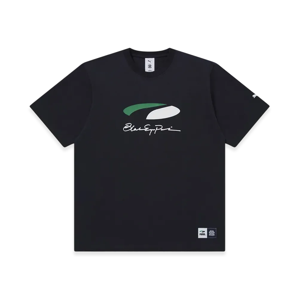 BlackEyePatch x PUMA Bep Autographed Puma Oval Logo Tee "Navy"