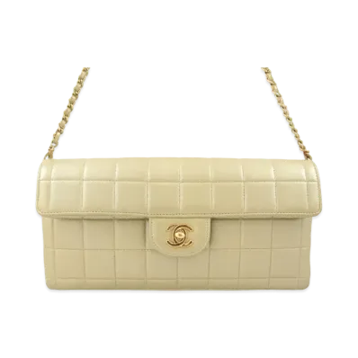 CHANEL Chocolate Bar Shoulder Bag