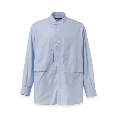 COMME des GARCONS HOMME Cotton Oxford Shirts "Sax Blue"