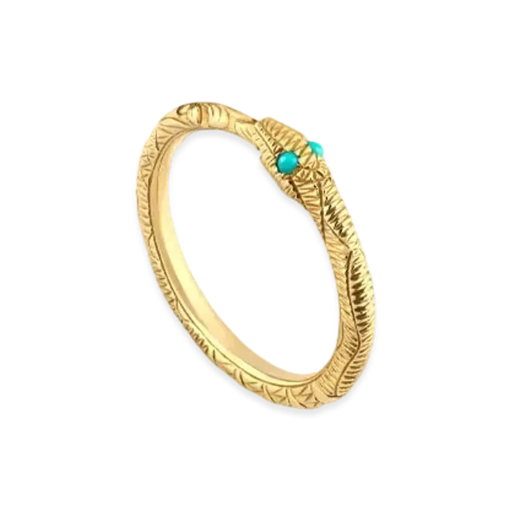 GUCCI Ouroboros Gold Ring