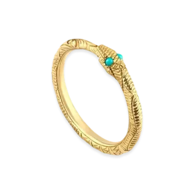 GUCCI Ouroboros Gold Ring
