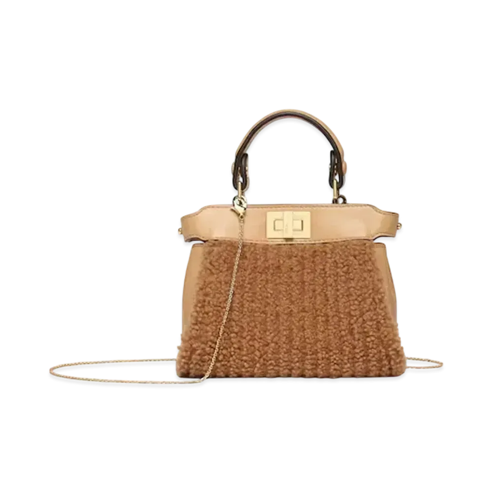 FENDI Nano Peekaboo "Beige"