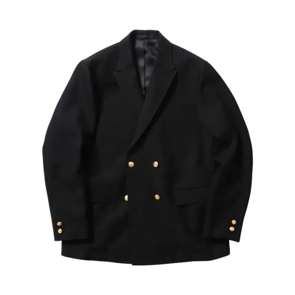 BEAMS 4B Double Breasted Blazer Wool "Navy"