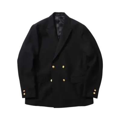 BEAMS 4B Double Breasted Blazer Wool "Navy"