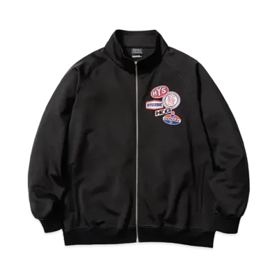 HYSTERIC GLAMOUR x genzai Collage Track Jaket "Black"