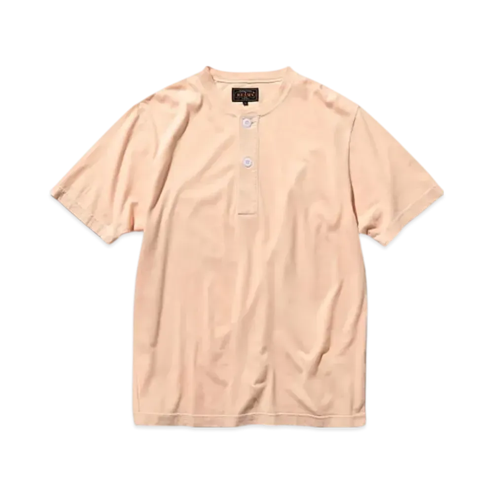 BEAMS Henley Neck Tee 30 "Pink"