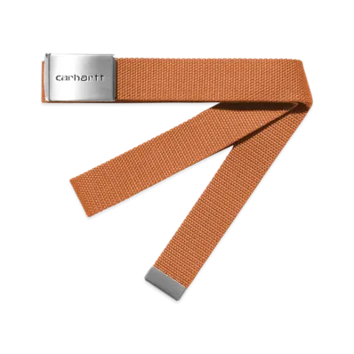 Carhartt WIP Clip Belt Chrome "Redhaven"