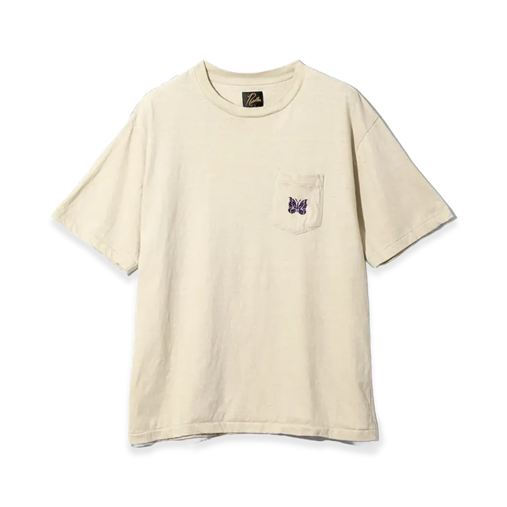 NEEDLES S/S Pocket Tee - Cotton Jersey "Beige"