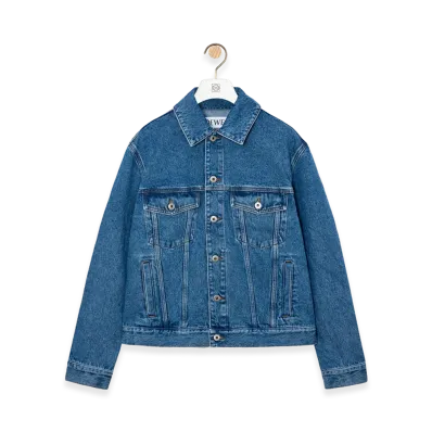 LOEWE Anagram Denim Jacket "Indigo"